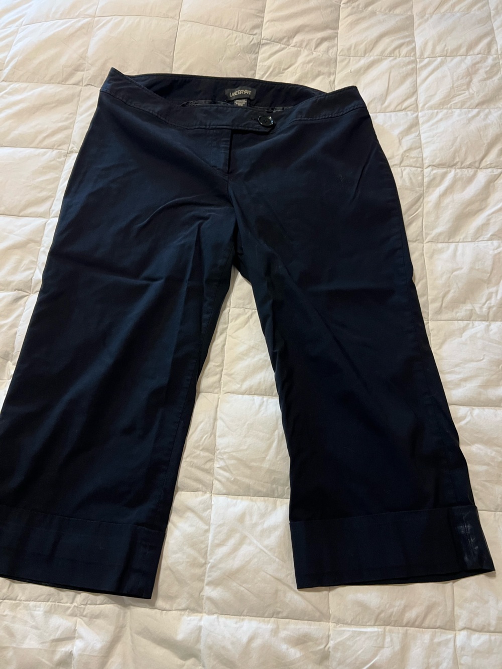 Lane Bryant Black Dress Capris